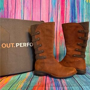 Merrell Brown Boots with Button Details